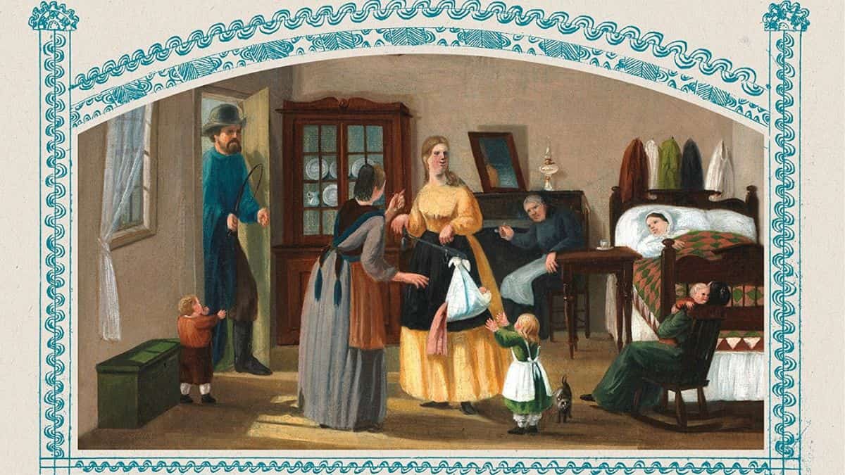 The cover art for A House Full of Females by Laurel Thatcher Ulrich depicture a family living plural marriage