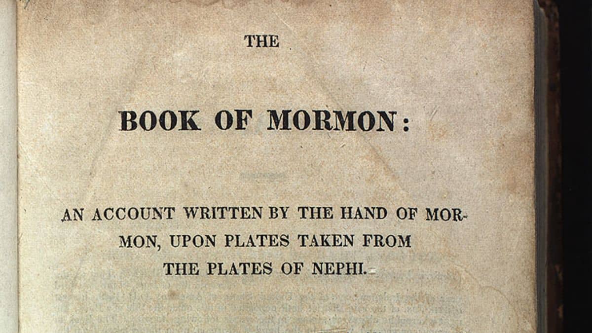 Come Follow Me 2024 study helps include this image of the original Book of Mormon title page.