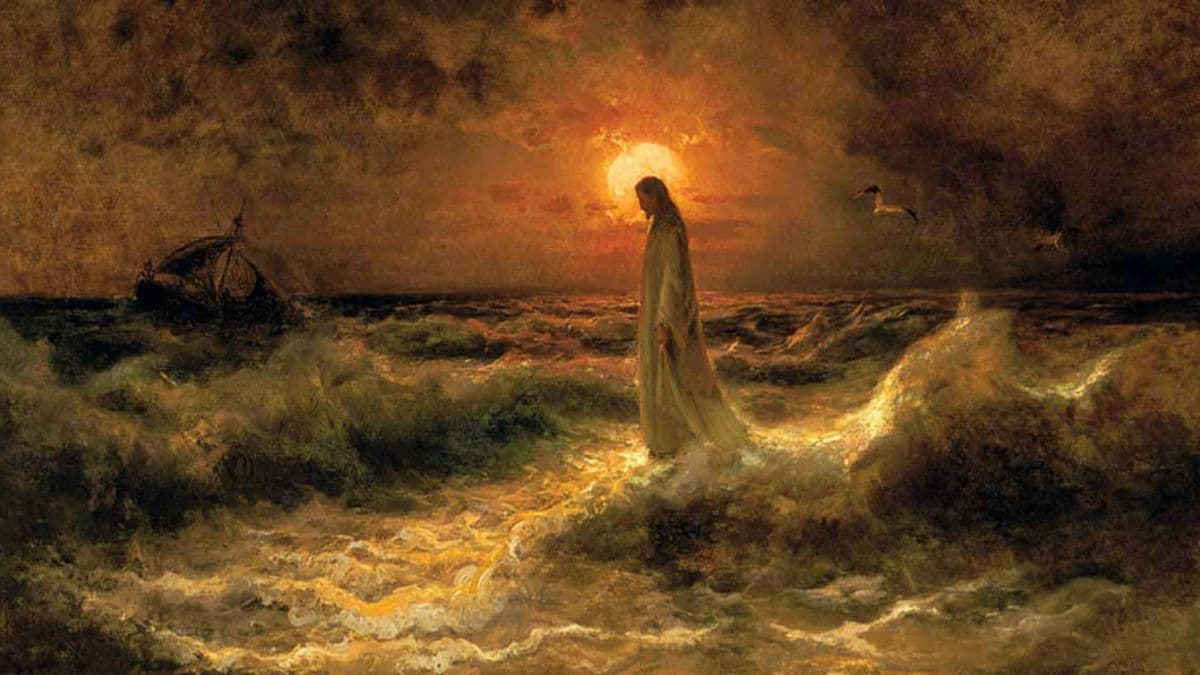 Latter-day Saint quotes on faith include stories like Jesus walking on water.