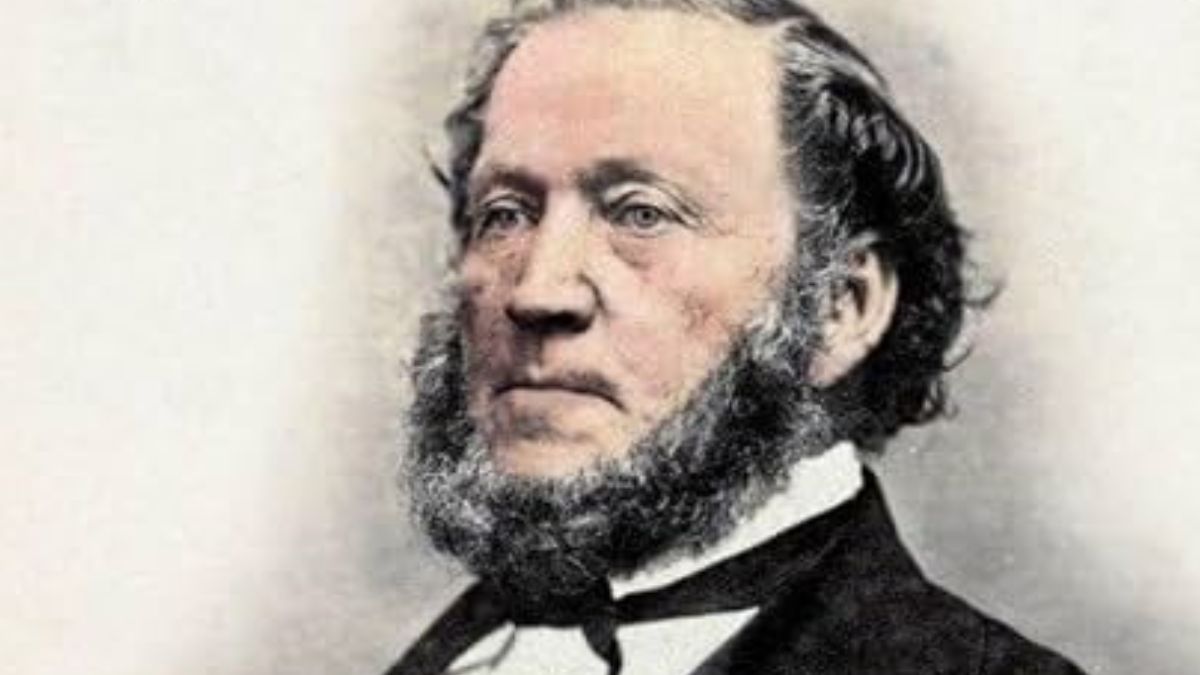 A zoomed-in shot from the cover of Leonard Arrington's biography of Brigham Young.